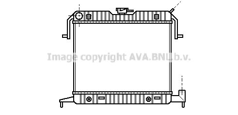 AVA QUALITY COOLING Радиатор, охлаждение двигателя OLA2085